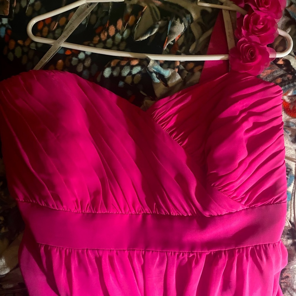 Alfred Angelo semi formal/formal dress Hot Pink
